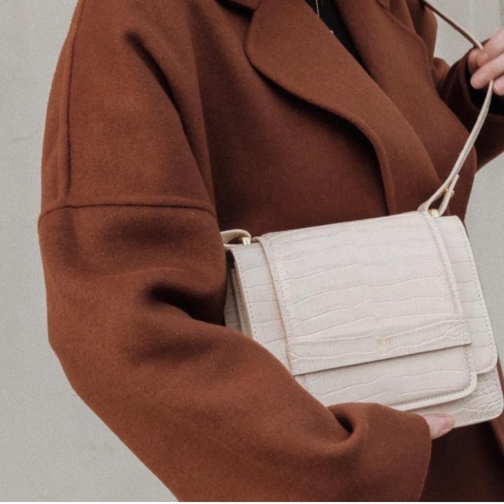 JW PEI Fiona Bag in Beige Croc